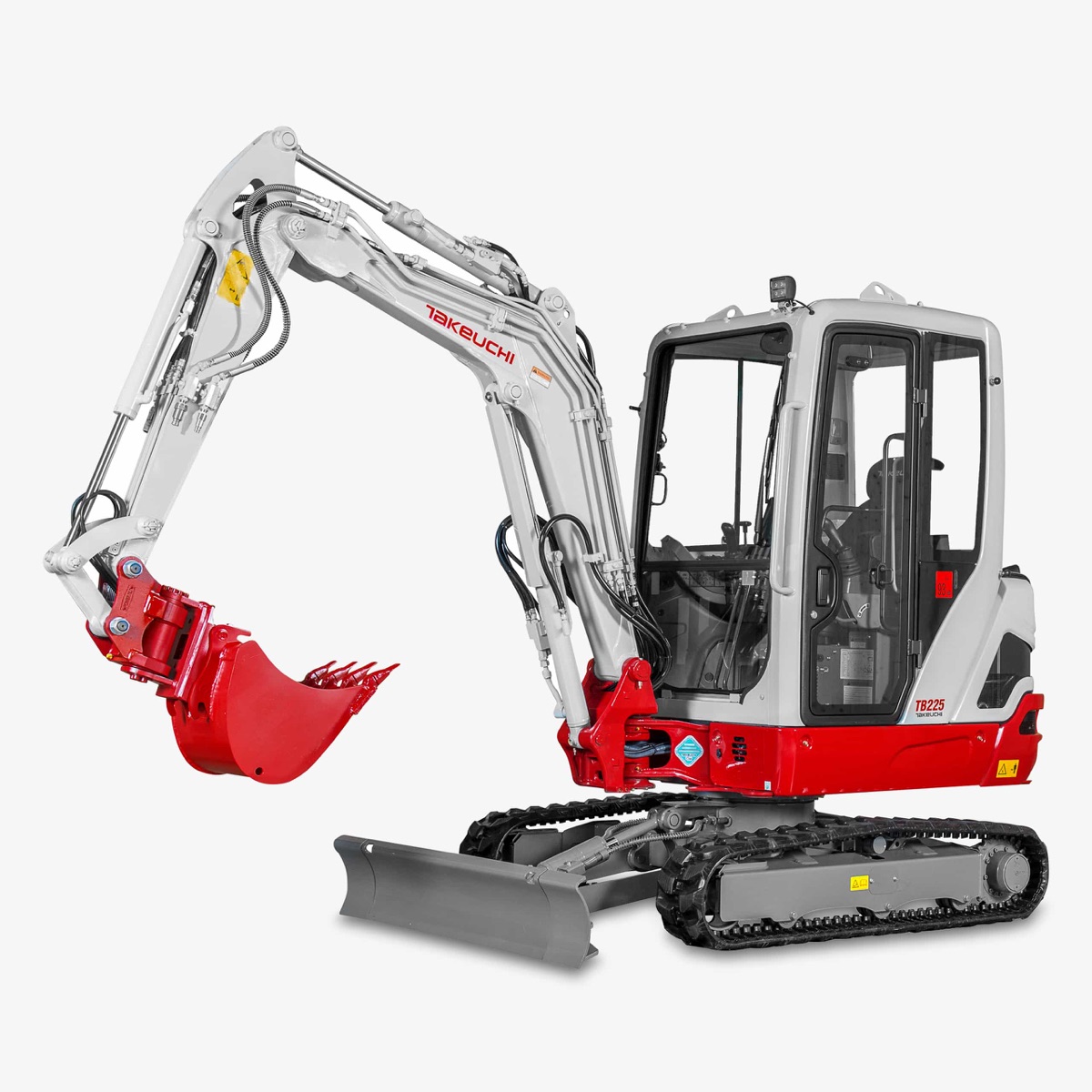 Minibagger Takeuchi TB 225 (2,5 t) mieten – TFP Bau Mietpark Hagenow